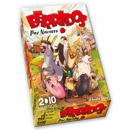 Juego de cartas Berridos Edición Verkami de 2D10 juegos