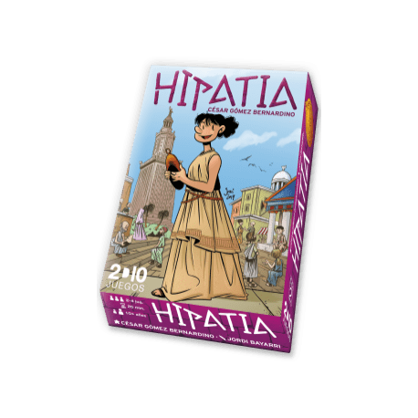 Juego de cartas Hipatía Edición Verkami de 2D10 juegos