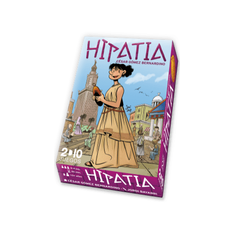 Card game Hipatia Verkami Edition from 2D10 games