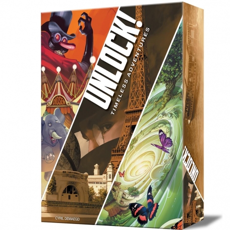Unlock! Timeless Adventures a cooperative card game inspired by an Escape Room from Space Cowboys