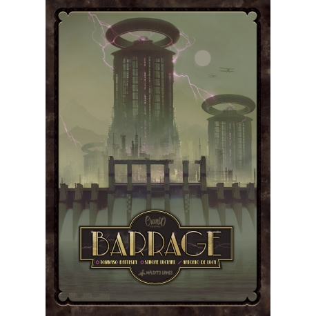 Barrage strategy board game from Maldito Games
