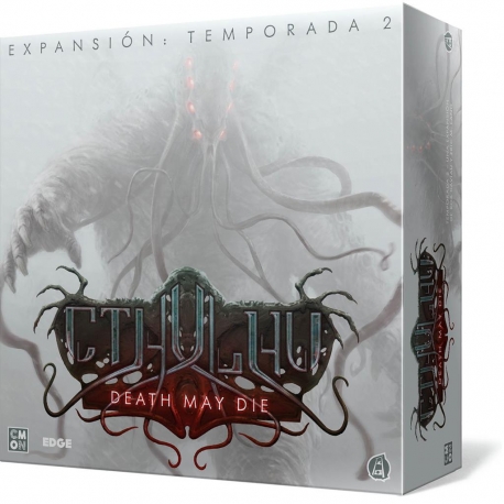 Expansión Death May Die Season 2 del juego de mesa cooperativo Cthulhu de CMON Games