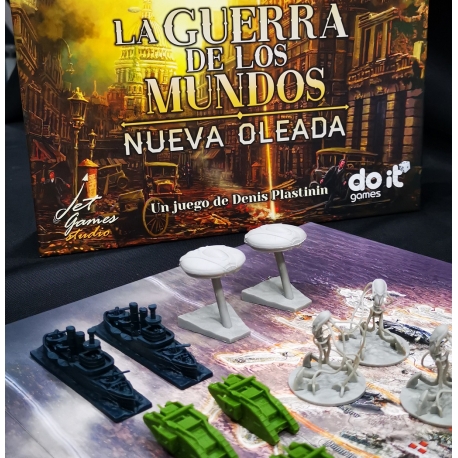 Miniaturas para juego de mesa La Guerra de los Mundos de Do It Games