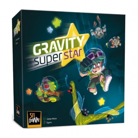 Gravity Superstar children's board game from Sit Down! and 2Tomatoes Games