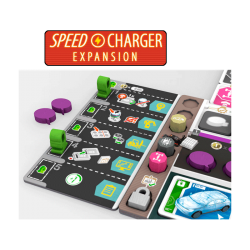 SpeedCharger Expansion for board game Kanban EV from Maldito Games