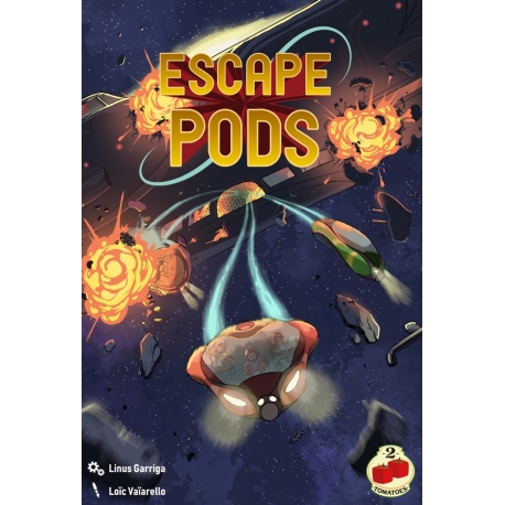 Strategy board game Escape Pods from 2Tomatoes Games