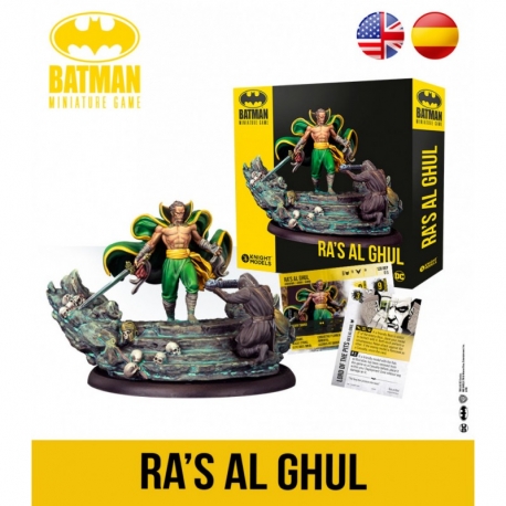Ra's Al Ghul expansion Batman Miniature Games board game by Knight Models