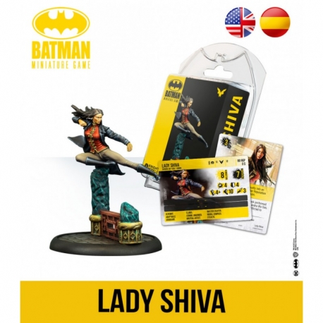 Lady Shiva expansion Batman Miniature Games board game by Knight Models