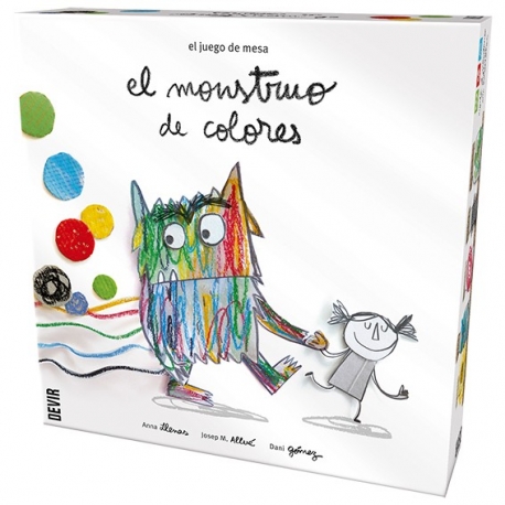 This is the colorful monster. Today he got up weird, confused, stunned ... he doesn't know very well what's wrong.
