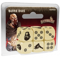 Zombicide: Black Plague Dados Color Hueso de Edge Entertainment