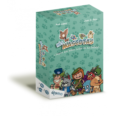 MORE PETS is an expansion for the hilarious PET game where you will find two more pets to take care of