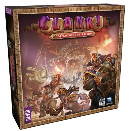 Clank! la maldición de la momia es la segunda gran expansión del exitoso juego Clank!
