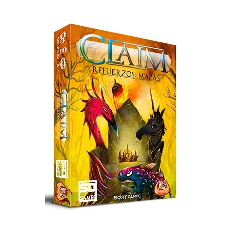 Expansión juego de cartas Claim Refuerzos: Mapas de SD Games