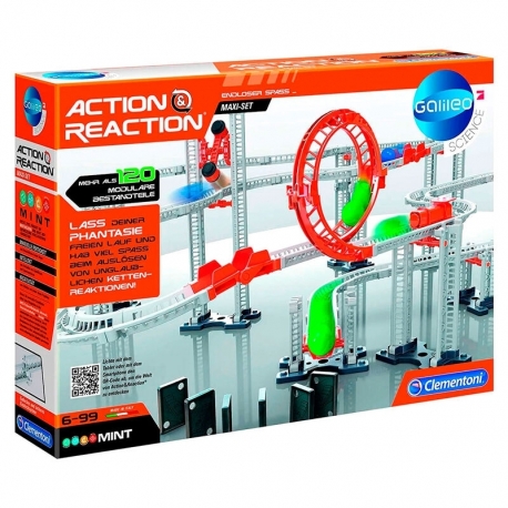 Crazy Domino Action and Reaction