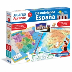 Geo Map puzzle game discover Spain