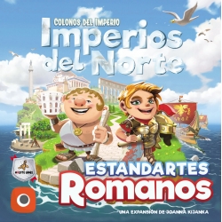 Expansion Roman banners from the game Settlers of the Empire Northern Empires from Maldito Games