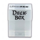 Caja de almacenamiento de cartas Ultra Pro de color blanco