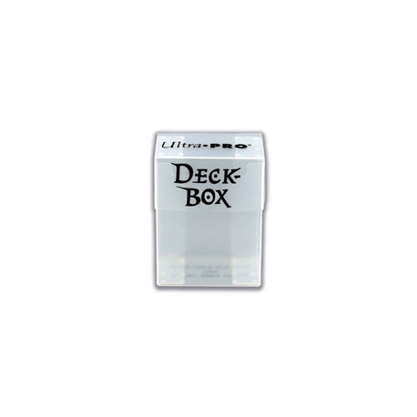 Caja de almacenamiento de cartas Ultra Pro de color blanco