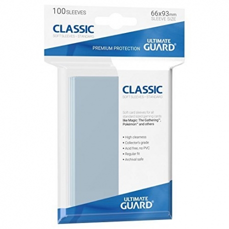 FUNDAS MAGIC ULTIMATE GUARD: ECONOMICAS 66x93MM (100 unid.)
