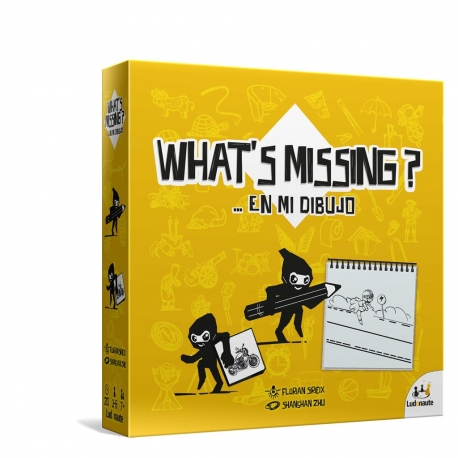 What's Missing ¿Qué falta? es un juego de imaginación y arte en el que tienes que dibujar para que tus amigos adivinen la imagen