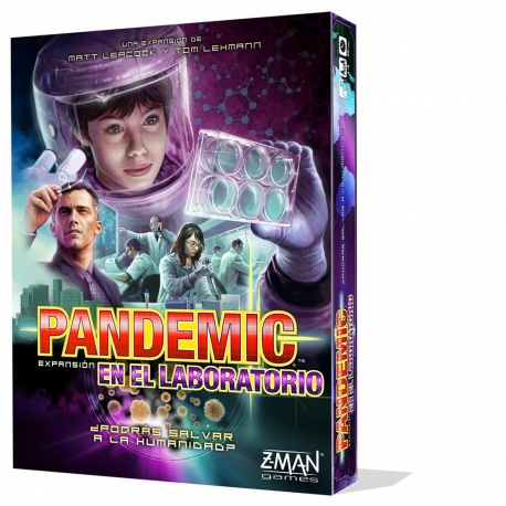 IN THE LAB IS A NEW VERSION OF BOARD GAME BRAND PANDEMIC Z-Man Games