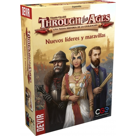Expansion New Leaders and Wonders Through the Ages by Devir