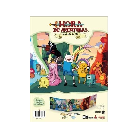 Hora de aventuras:Pantalla + cartas de estado