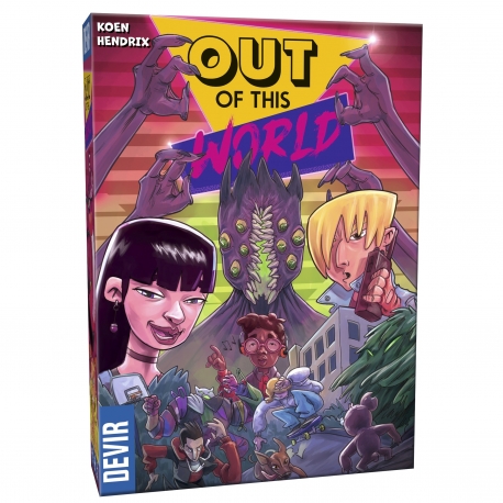 Out of this World card game where you will have to fight against a supernatural threat