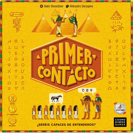 Juego de mesa Primer Contacto de Maldito Games y Cosmo Drome Games