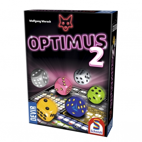 Juego de dados roll & write Optimus II de Devir y Schmidt