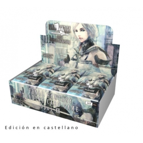 CAJA DE 36 SOBRES DEL JUEGO DE CARTAS FINAL FANTASY TCG OPUS XII DE SQUARE ENIX