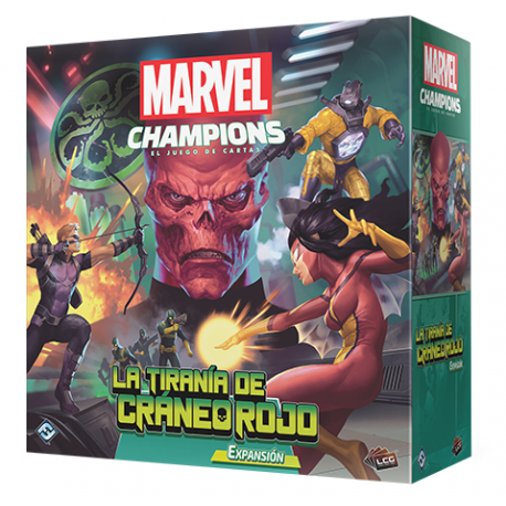 Expansión La Tiranía de Cráneo Rojo para Marvel Champions Lcg Juegos de Cartas de Fantasy Flight Games