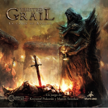 Board game Tainted Grail The Fall of Avalon from Maldito Games