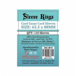 [8810] Sleeve Kings Card Game Card Sleeves (63.5x88mm)
