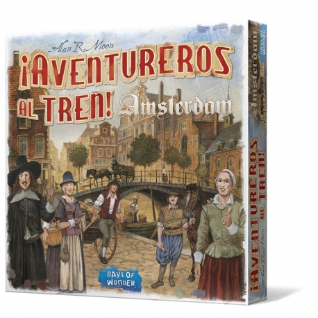 Juego de mesa ¡Aventureros al Tren! Amsterdam de Days of Wonder