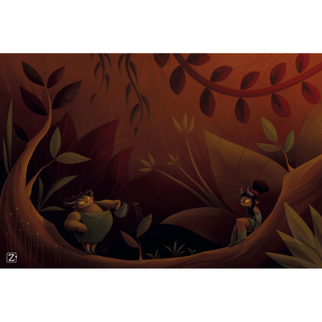 Tapete neopreno 60x90 - Bosque