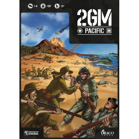 Juego de mesa 2GM Pacific (WWII wargame) de Draco Ideas