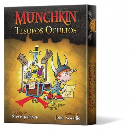 Juego de cartas Munchkin Tesoros Ocultos de Edge Entertainment