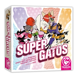 Juego de cartas familiar Súper Gatos de Tranjis Games