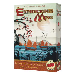 Las Expediciones Ming es un juego de mesa de tesoro y conquista para 1 o 2 jugadores