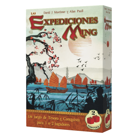 The Ming Expeditions is a treasure and conquest board game for 1 or 2 players