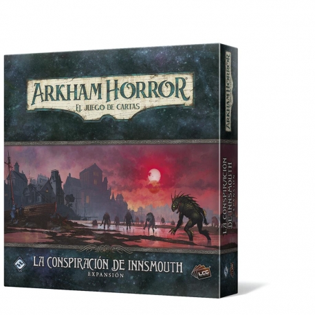 Expansión La conspiración de Innsmouth del juego de cartas Arkham Horror Lcg de Fantasy Flight Games