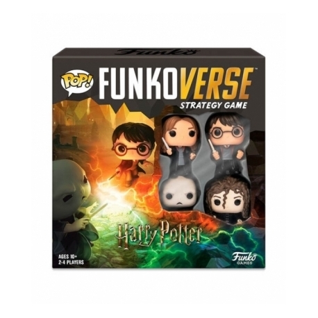 POP! Funkoverse Strategy Game - Harry Potter 4 figuras Funko en Español