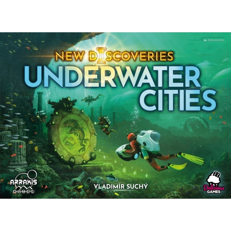 New Discoveries es la esperada expansión del juego de mesa de Arrakis Games Underwater Cities