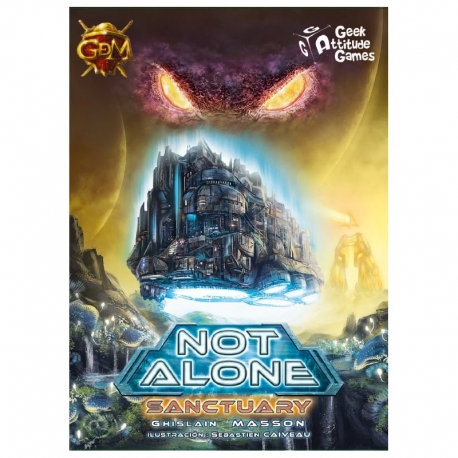 Sanctuary expansion for the board game Not Alone from Guerra de Mitos