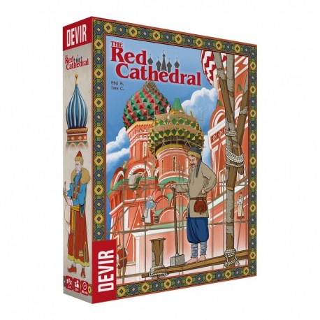The Red Cathedral is a middleweight Euro game with innovative mechanics from Devir