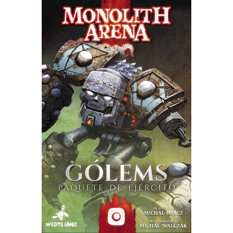 Golems expansion for the board game Monolith Arena by Maldito Games