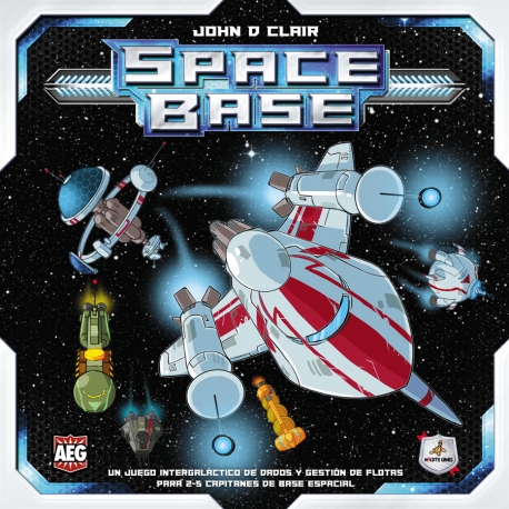 Space base is an intergalactic dice game and fleet management for 2-5 space base captains
