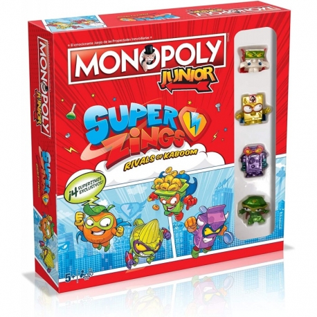 Juego monopoly Junior Superzings de Eleven Force