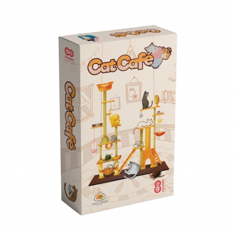 Cat Café is a light and fun roll & write board game from Cacahuete Games